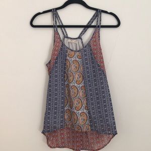Double Strap Paisley Tank